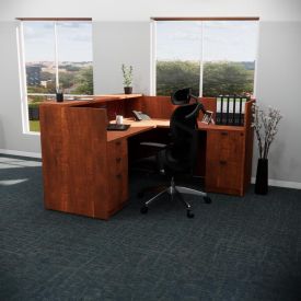 NR3107 - Dark Cherry Reception Desk